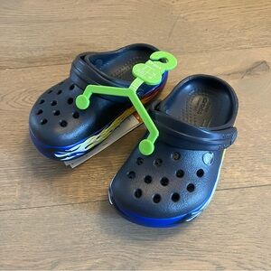 New Kids Dark Navy Light-Up Crocs 6T